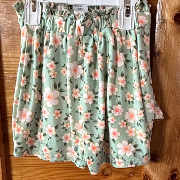 Little Lass Mint Floral Kids Matching Set - Picture 4 of 4